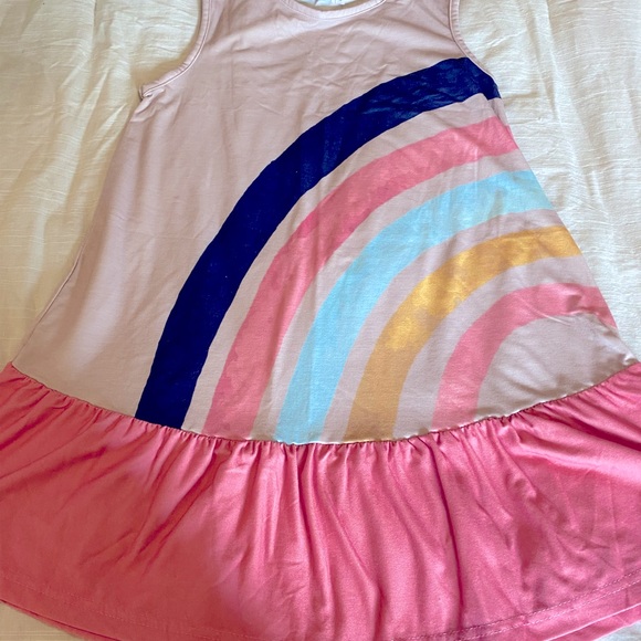 Other - Mauve Pink Rainbow Swing Dress sz. 10